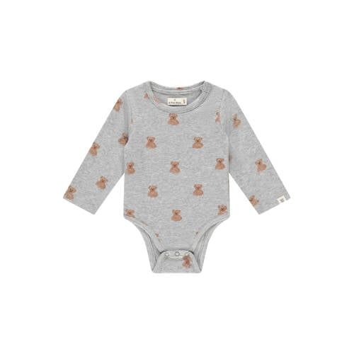 A Tiny Story romper grijs/bruin