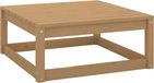 vidaXL Tuinvoetenbank 70x70x30 cm massief grenenhout honingbruin