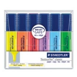 Staedtler Textsurfer 364 WP6 - Markeerstiften - 6 stuks - Multi