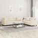 Maison Exclusive ensemble de canapé 2 pièces avec coussins, microfibre beige