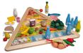 Planche d'alimentation pour enfants, en bois
