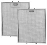 Merkloos Solidchoice - 2 Stuks Metaal Vettfilters voor Afzuigkappen 318 x 258 mm