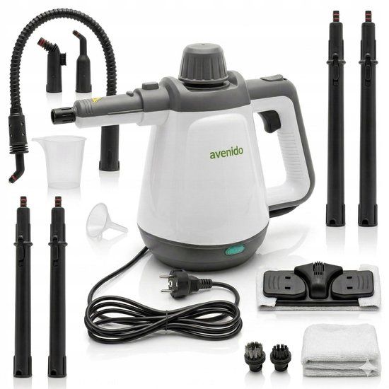 Avenido AV 7080 - Stoomreiniger - 2000W - 3.5 bar - Incl. Stoommop & Accessoires