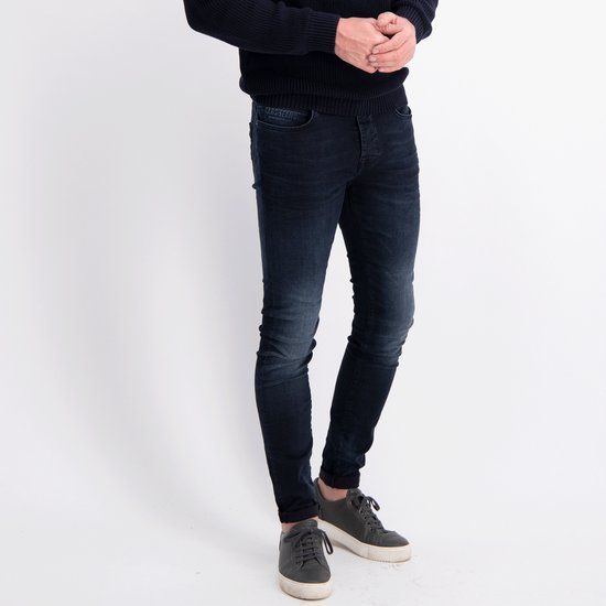 Cars Jeans Heren Jeans Super Skinny Stretch Dust Blue Black - W30/L32