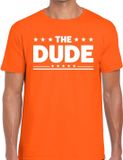 Bellatio Decorations The Dude T-shirt Oranje Heren XXL