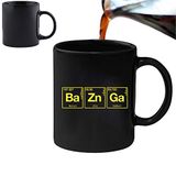 Acen Merchandise Bazinga periodieke symbolen - nieuwigheid 11oz magische warmteveranderende mok en geschenkdoos set thee koffie kantoor werk thuis