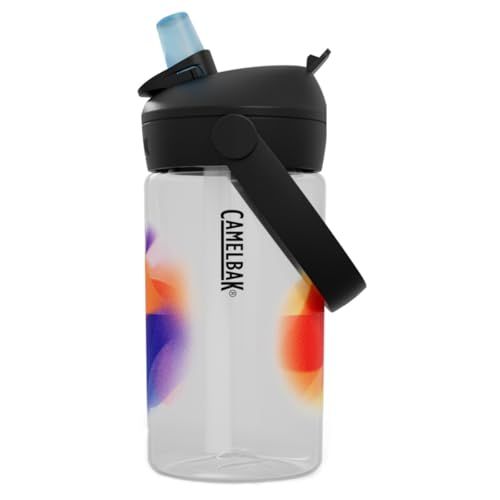 CamelBak Thrive Flip Straw Drinkfles Kids - 400 ml - Met Rietje - Waterfles - Transparant (Golden Hour)