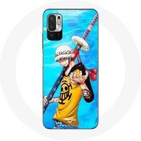 Maniacase Hoesje voor Xiaomi Redmi Note 10T 5G One Piece Manga Trafalgar Law zwaard