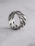 REYTEL Ring 'CUBAN CHAIN' zilver