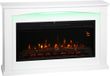 Homcom Elektrische Haard MDF 121x25x77cm Wit