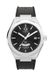 Timex Q Timex Continental GMT Quartz Analoog Horloge Zwart en Zilverkleurig Kast Gemaakt van 100% Roestvrij Staal en een Armband van 100% Synthetisch Rubber 39 TW2Y24900AJ