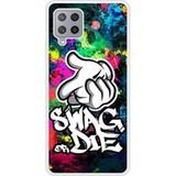Samsung Galaxy A42 Swag or die Verstevigd hoesje met sublimatie bedrukking