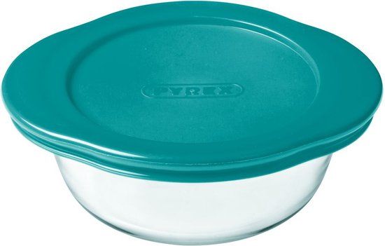 Pyrex Cook & Store - Ronde Schaal met Deksel - 350ml - Transparant