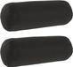 vidaXL Kussensloop 2 pcs heerlen zwart ø 15 x 40 cm polyester
