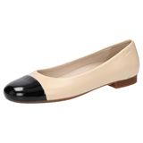 Sioux Villanelle-702 Ballerina Dames Beige Leer Maat 37.5