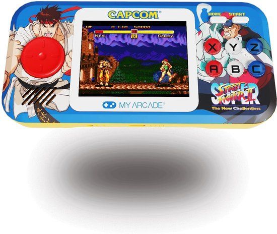 My Arcade Pocket Player Pro Super Street Fighter II (2 Games in 1) Blauw