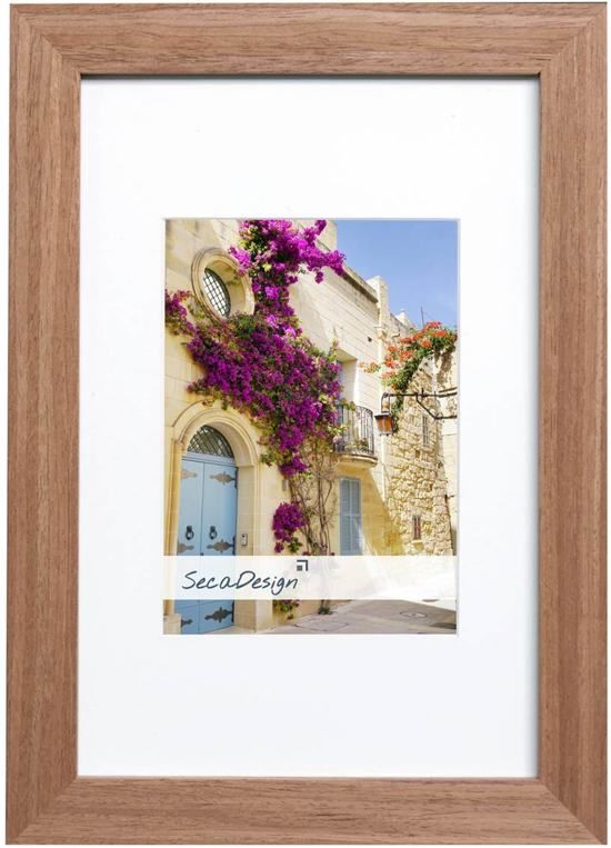 SecaDesign Fino Fotolijst Hout - Bruin - 15x20 / 10x15 cm