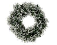 Everlands Sandia krans d50h8cm groen/wit