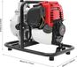 StarTech Benzine-waterpomp 4-takt motorpomp zilver/rood/zwart