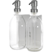 Distributeur de savon mural double blanc