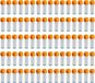 Merkloos / Sans marque Plastic buisjes 5 ml - 80 stuks met deksel - kunststof cryorbuisjes - reageerbuisjes - gegradueerde markeringen - wartelmoer - laboratorium