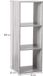 five simply smart KAST EN BOIS 3 COMPARTIMENTS - GRIS - 34,4X32X100,5 CM