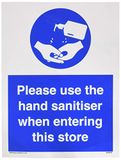 Gebruik de handontsmettingsmiddel