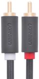 Ugreen RCA-kabel 2x RCA naar 2x RCA AV104 1M Zwart