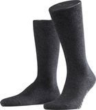 FALKE Swing 2-Pack eenkleurig katoen multipack sokken heren grijs - maat 39-42