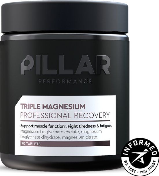 PILLAR Performance Triple Magnesium Professional Recovery Pillen - 90 stuks