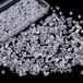 Set de perles scintillantes sans marque - 600 perles à facettes et en verre pour bijoux et artisanat, couleur AB