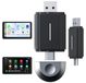 2-in-1 draadloze adapter, compatibel met CarPlay en Android Auto, 5 GHz wifi-dongle, plug & play voor snelle en stabiele verbinding, compatibel met 98% van de auto's (2015-2024), compact en draagbaar