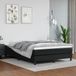 vidaXL Boxspring bed kunstleer zwart 140x200 cm