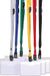 Durable Badge met textielband rood