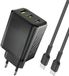 Dudao Chargeur mural 65W avec câble USB-C