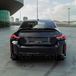 Oneway Achterbumperskirt (Diffuser) compatibel met BMW M2 G87 Coupe 2023- - Glanzend zwart