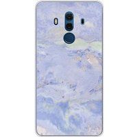 1001 coques Huawei Bedrukt siliconen hoesje compatibel met Huawei Mate 10 Pro Marbre bleu