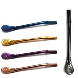 Gaucho Cebar Roestvrij Stalen Bombilla Rietje voor Yerba Mate Thee - 5 Kleuren, 15,5cm