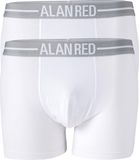 Alan Red Boxershort Wit 2Pack - Maat XL - Heren