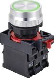 TRU COMPONENTS TC-10091044 ONPOW26-11E/G/12V Drukschakelaar 250 V 5 A 1x aan/(aan) Moment Groen IP40 1 stuk(s)
