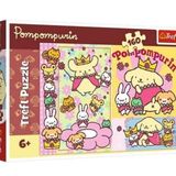 Trefl Pompompurine, pompompurine en de schattigste dag - 160 elementen - kleurrijke puzzel met de helden sprookjes, plezier voor kinderen vanaf 6 jaar