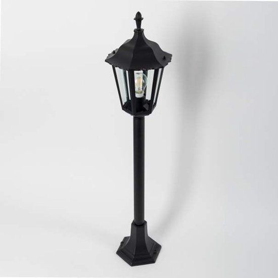 Ks verlichting - 240v terraslamp ancona 1 zwart