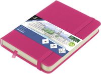 Kangaro Schetsboek A6 Hot Pink met Elastiek en Lint