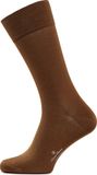 Carlo Lanza Herensokken Cognac/Camel Katoen Maat 44-47