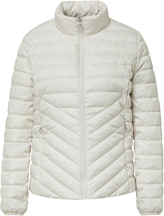 s.Oliver Outdoor-Jacke Vrouwen Wolwit Regular Fit Polyester Gestreept
