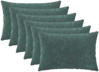 vidaXL - Kussensloop - 6 stuks - HEERLEN - Zeeblauw - 40 x 60 cm