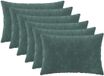 vidaXL - Kussensloop - 6 stuks - HEERLEN - Zeeblauw - 40 x 60 cm