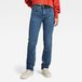 G-Star Strace Straight Wmn Jeans Dames 25/34 Katoen Elastaan Antique Faded Orinoco Blue
