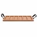 Bowls and Dishes Puur Hout Beuken Streetfoodtray - 59 cm - 6 compartiments - Marron