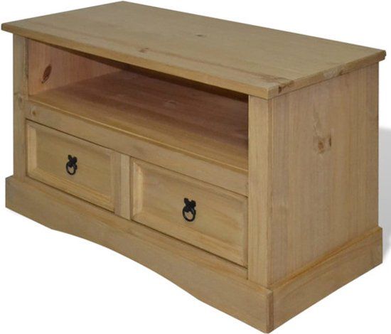 vidaXL Tv-meubel Mexicaans grenenhout Corona-stijl 91x43x56 cm